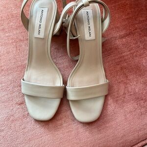 Antonio Melani Beige Strappy Heels